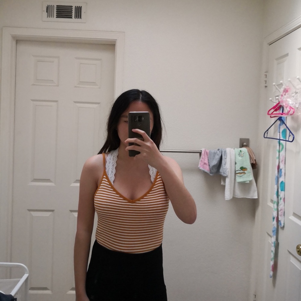 yellow bodysuit
